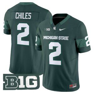 Mens Youths Kids Aidan Chiles Green Stitched Jersey Vapor